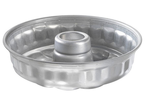 RK Bakeware China Foodservice NSF Molde para pasteles de acero aluminizado personalizado Molde para pasteles Bundt estriado