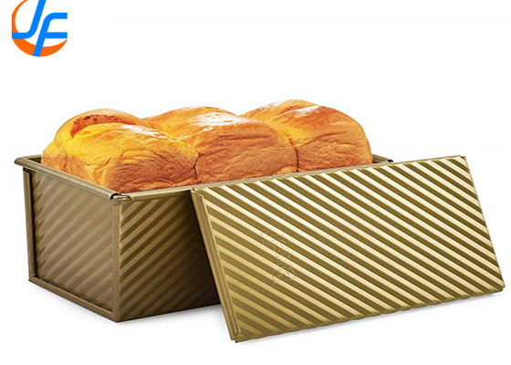 RK Bakeware China Foodservice NSF Glaze Pullman Loaf Pan con tapa Aluminio Pan Toast Baking Pan