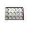 RK Bakeware China Foodservice NSF 24 Taza 5 Oz. Molde para muffins jumbo de acero aluminizado esmaltado/Mini molde para muffins