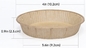 Pulpa agria de madera de la empanada del molde de Mini Baking Paper Pie Pan