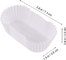 Taza formada barco de papel oval de la torta del molde de Rk que cuece Bakeware para las líneas automáticas industriales
