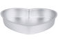 RK Bakeware China Foodservice NSF 142 * 134 * 55 Molde para pasteles con forma de corazón de aluminio Parte inferior suelta