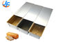 RK Bakeware China Foodservice NSF Aluminio Pullman Loaf Pan / Pan Pan Pan Pan Con Fondo Suelto
