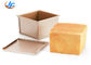 RK Bakeware China Foodservice NSF Antiadherente Mini Pullman Loaf Pan Square Totast Bread Pa