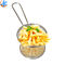 RK Bakeware China Foodservice NSF Fat Fryer Acero inoxidable Mini Deep Fry Cesta para servir papas fritas