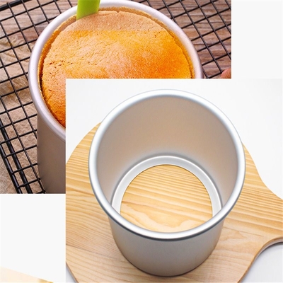 Rk Bakeware China-Molde de pastel redondo profundo de aluminio extraíble Molde de pastel Molde de pastel Lata de pastel