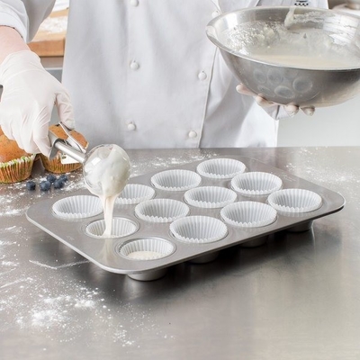 RK Bakeware China Foodservice NSF Mini Crown Cake Pan Square Muffin Cupcake Molde para hornear