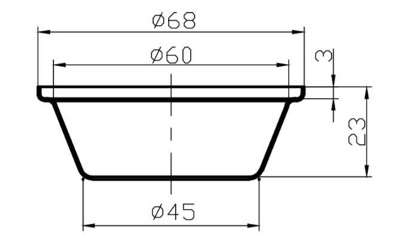 Rk Bakeware China Auto-Corte Sabroso Tarta Bandeja de paletas de estaño