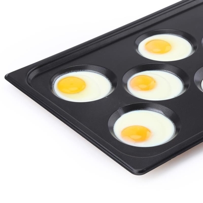 Rk Bakeware China-Gn1/1 530X325 Bandeja para hornear huevos de aluminio antiadherente