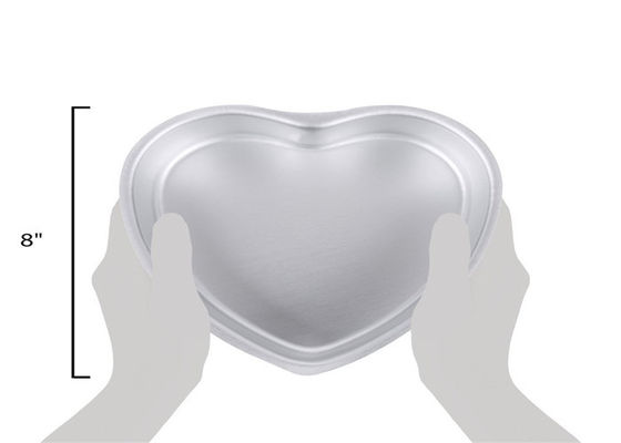 RK Bakeware China Foodservice NSF Forma de corazón Molde para pasteles de aluminio Molde para pasteles de estaño