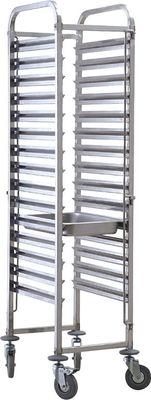 RK Bakeware China-Sinlge Oven Rack 610x750x1800 que cuece a Tray Bakery Trolley For Industry