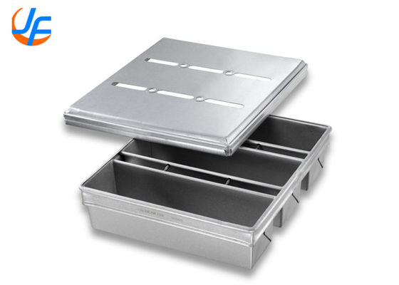 RK Bakeware China Servicio de alimentos NSF Pan de aluminio comercial Sartenes / Correa especial Pullman Pan Pan