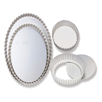 Rk Bakeware China-Hard Coat Aluminio Estriado Pie Pan Tarta Pan