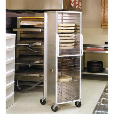 RK Bakeware China Foodservice NSF Aluminio Rolling Pizza Rack para pizzerías y restaurantes