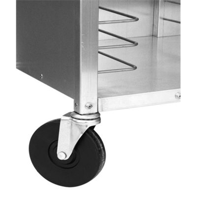 RK Bakeware China Foodservice NSF Aluminio Rolling Pizza Rack para pizzerías y restaurantes