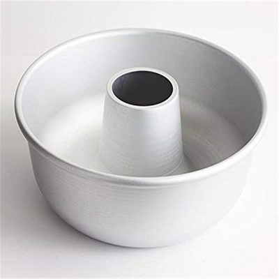 RK Bakeware China Foodservice NSF Molde para pasteles con forma de chimenea de aluminio Molde para pasteles de ángel de aluminio