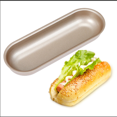 RK Bakeware China Foodservice NSF 4 pulgadas 4.5 pulgadas 6 pulgadas Hot Dog Bun Pan Hotdog Pan Mold