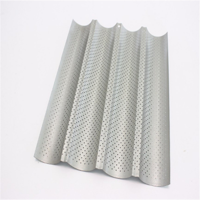 RK Bakeware China Foodservice NSF Aluminio perforado Antiadherente Baguette francés Pan/Bandeja de baguette