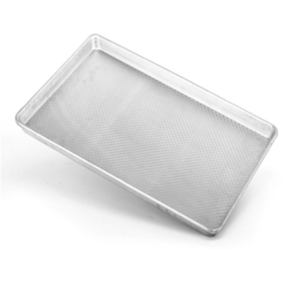 RK Bakeware China Foodservice NSF Cuadrado Antiadherente Esquina redonda Bandeja de aluminio corrugado para hornear