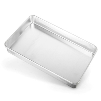 RK Bakeware China Foodservice NSF Cuadrado Antiadherente Esquina redonda Bandeja de aluminio corrugado para hornear