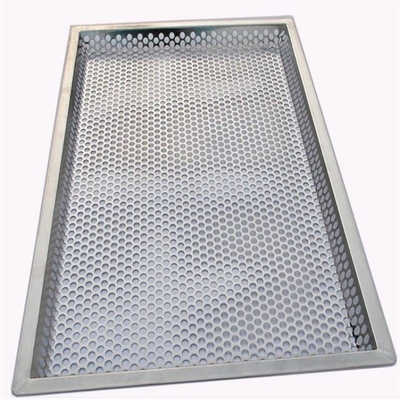 RK Bakeware China Foodservice NSF Custom 4 Side Perforado 304 Bandeja seca de acero inoxidable