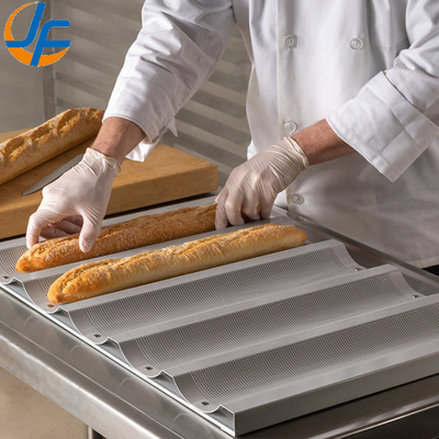 RK Bakeware China 18X26 Bandeja para hornear pan baguette francés de aluminio esmaltado de tamaño completo