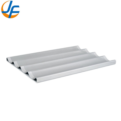 Rk Bakeware China Aluminio 5 Pan Baguette Bandeja / Molde para pan francés