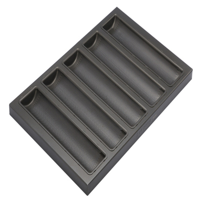 Rk Bakeware China-Aluminio Antiadherente Francés Baguette Pan Bandeja para Hornear