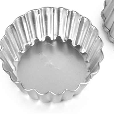 Rk Bakeware China - Molde para quiche estriado de base suelta de aluminio anodizado duro
