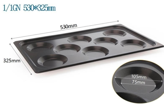 Rk Bakeware China-Gn1/1 530X325 Bandeja para hornear huevos de aluminio antiadherente