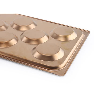 Rk Bakeware China-Rational Combi Oven Gastronorm Gn1/1 Bandeja antiadherente de aluminio para hamburguesas