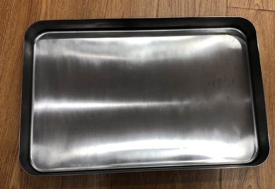 Rk Bakeware China-Deep Drawn 304 Hoja de acero inoxidable Bandeja para alimentos congelados
