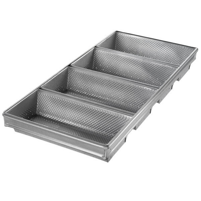 Rk Bakeware China-Foodservice 41145 Molde para pan de acero aluminizado con 4 correas esmaltadas