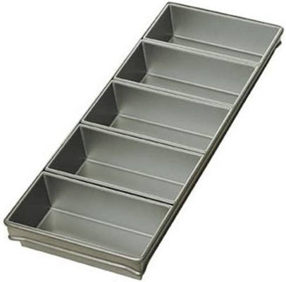 Rk Bakeware China-Foodservice 41145 Molde para pan de acero aluminizado con 4 correas esmaltadas