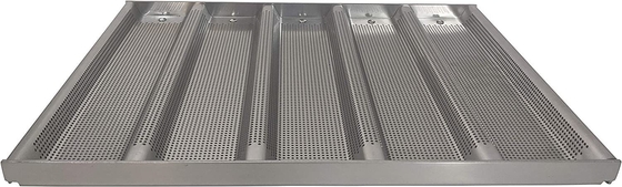 RK Bakeware China Foodservice NSF 49015 Glaze Aluminio Sub Sandwich Roll Pan Bandeja para hornear