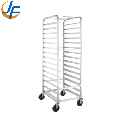 RK Bakeware China Foodservice NSF Roll en acero inoxidable Flatpack Bandeja para hornear Trolley Bun Pan Rack