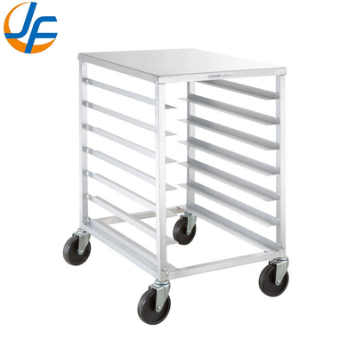 RK Bakeware China Foodservice NSF Roll en acero inoxidable Flatpack Bandeja para hornear Trolley Bun Pan Rack