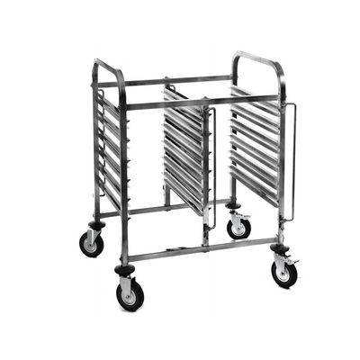RK Bakeware Fabricante de China para el transporte de acero inoxidable Gastronorm Rack Small Trolley