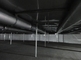 El domo geodésico de aluminio cubre el techo flotante interno del pontón de aluminio API