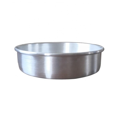 Molde para pasteles con forma de resorte de fondo fijo redondo de aluminio de 6 * 3 pulgadas