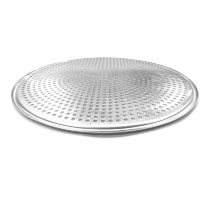 Bandeja de pizza comercial de 10 pulgadas para hornear punch pizza tray moldes para pizzas