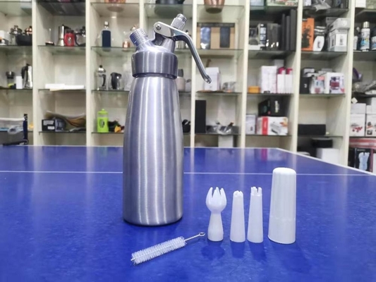 Máquina dispensadora de crema de 1000 ml, dispensador de espuma, crema batida, pistola batida de 1000 ml, dispensador de crema limpia