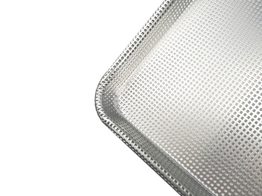 Bandeja de aluminio de 13*18 pulgadas y 1,2mm, bandeja antiadherente, bandeja para carne, bandeja caliente