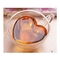 Tazas de leche de borosilicato alto en forma de corazón de 150ml, 240ml, 300ml, tazas de té, taza de café de vidrio de doble pared aislada