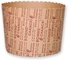 Caso natural de Pan Mold Disposable Paper Baking del panettone de 15 PCS