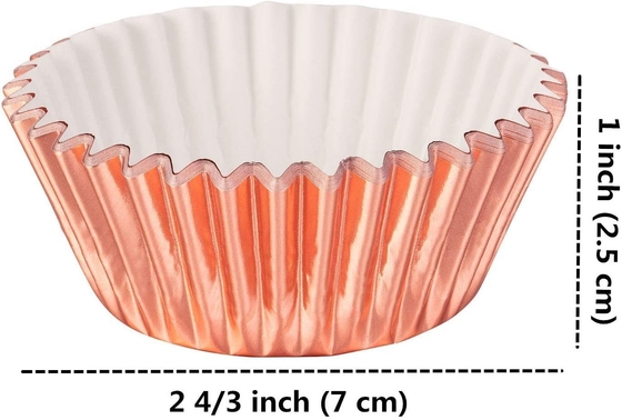 Trazador de líneas de papel del mollete de la magdalena de la taza del papel de aluminio que cuece