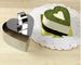 RK Bakeware China Foodservice NSF Acero inoxidable en forma de corazón Mousse Ring Mold Lamy Cheese Cake Mold
