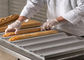 RK Bakeware China Foodservice NSF 5 Pan Bandeja de aluminio para hornear Baguette de ranura ancha antiadherente Molde para pan francés