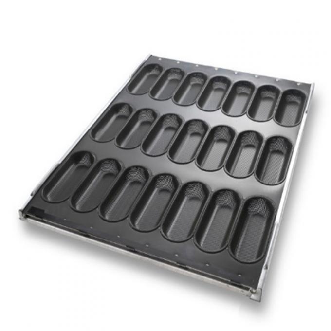 Rk Bakeware China Manufacturer-Hoagie Bun Pan /Slider Bun Pan/Square Ciabatta Roll Pan