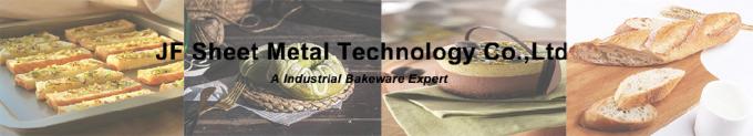 RK Bakeware China Foodservice NSF 0215 Acero aluminizado esmaltado Extremo redondeado Hoagie Bun Pan Bandeja para hornear pan de hamburguesa 0